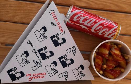 Пицца за 11,45/25 см, детский бокс с фри и наггетсами от 10р в "Pizza Italia" в Пинске
